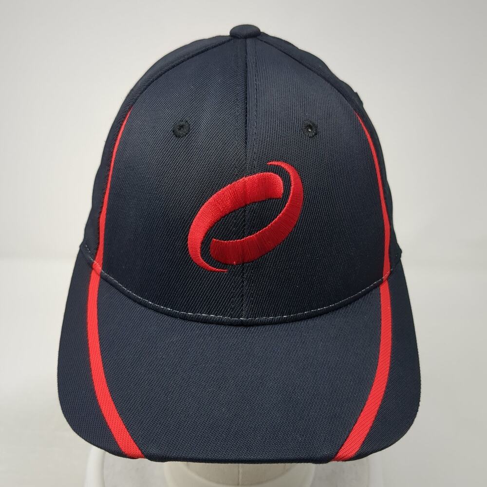 Prg Fitted Hat Solid Black Medium Embroidered Log… - image 2